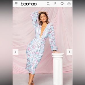 Beautiful boho sequin evening cocktail dress